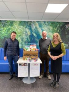 CEO Matthew Hirst shows support to local charities